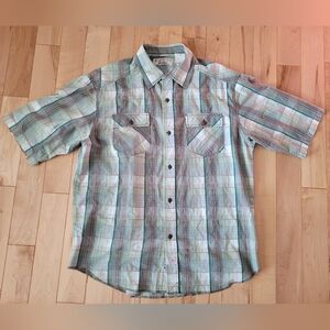 Levi's men's size large short sleeve button up shirt